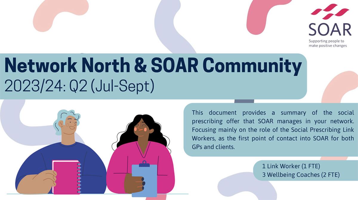 Network North & SOAR Community 2023/24: Q2 report (Jul-Sept) & the Social Prescribing Standards Operating Procedure